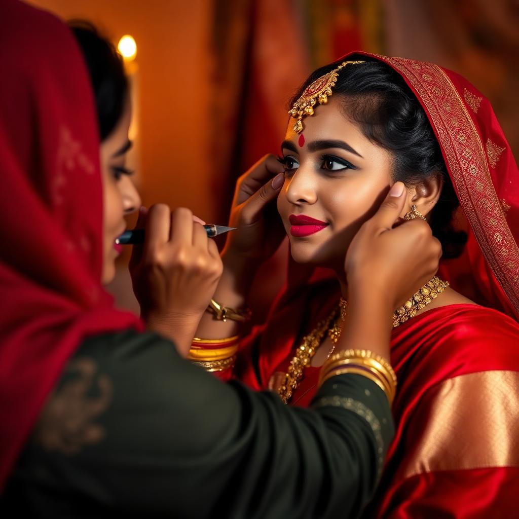 Newari Bridal Makeup