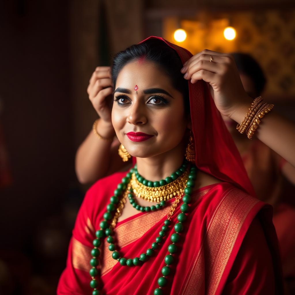 Pote & Saree Drape Styling